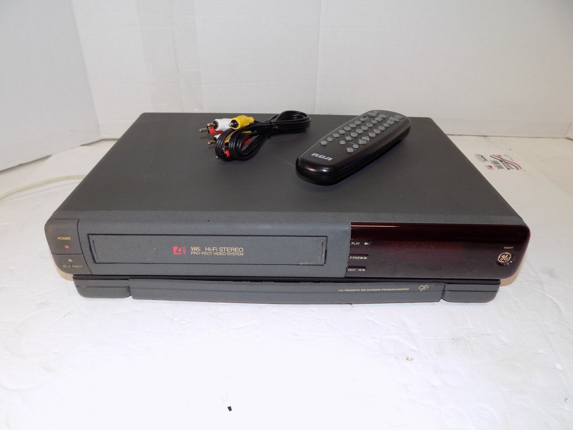 Portland Mono VHS VCR Vhs Player With Cables No Remote Etsy