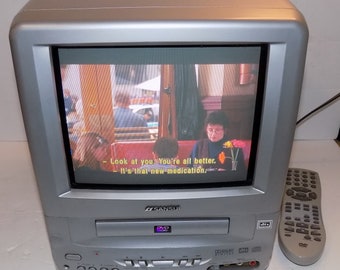 Magnavox Mwc13d5 13 Color Crt Tv Dvd Combo Television Etsy
