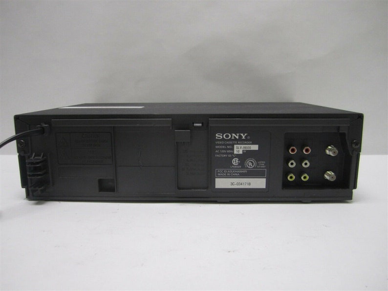 Sony SLVN500 Hifi Stereo VHS VCR Recorder Player With Remote Etsy