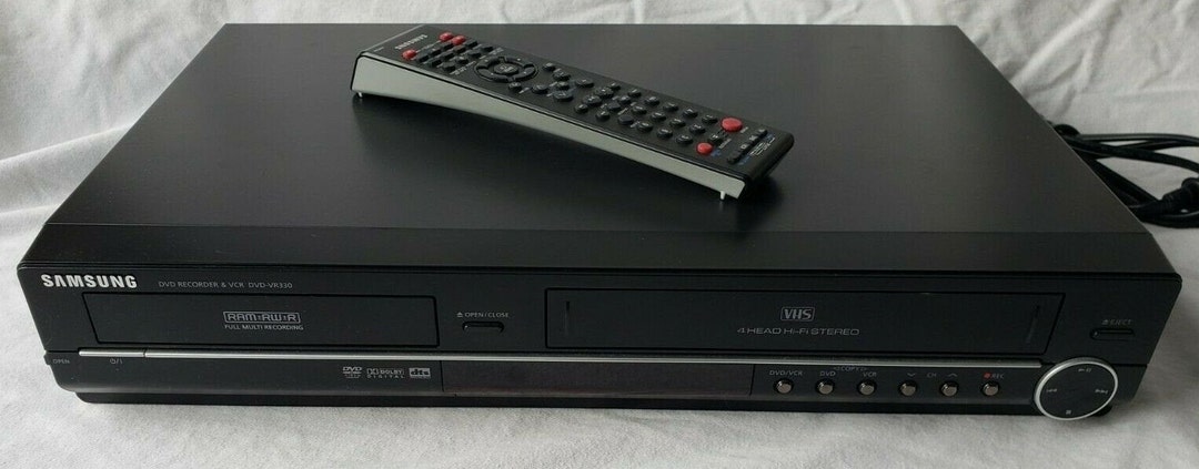 Pas op Niet verwacht cocaïne Samsung Dvd-vr330 DVD Recorder VCR Combo One Button Vhs to Dvd - Etsy