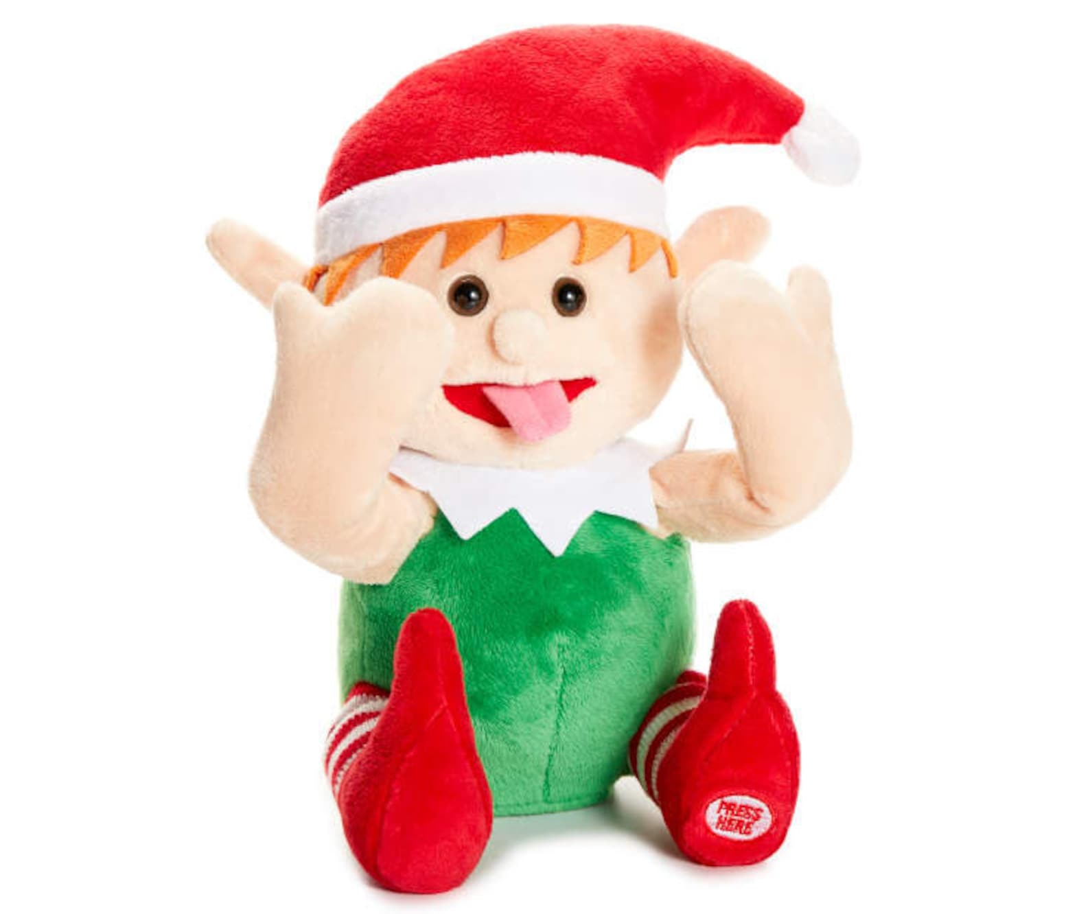 Winter Wonder Animated Funny Face Elf Christmas Elf Sticks Out Etsy