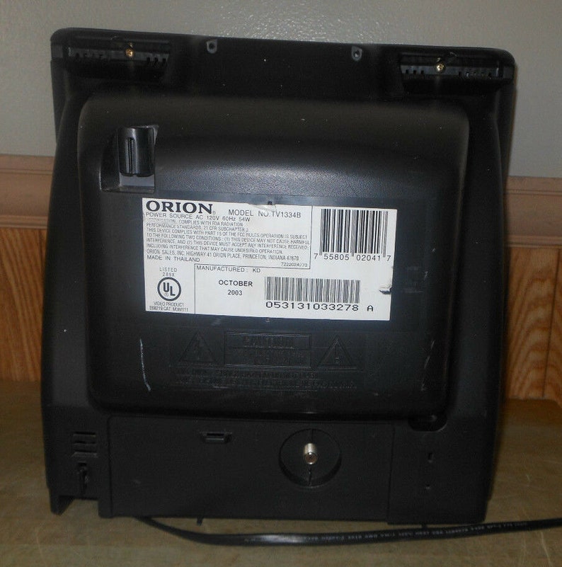 Orion Tv1334b 13 Inch CRT Color Tube TV Retro Gaming TV With Etsy India