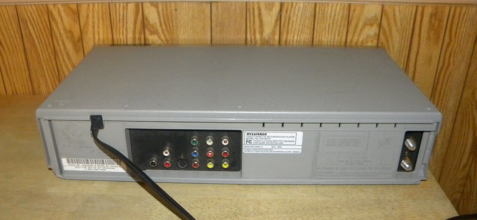 Sylvania Srd495 DVD VCR Combo Dvd Player Vhs Vcr Combo With Etsy