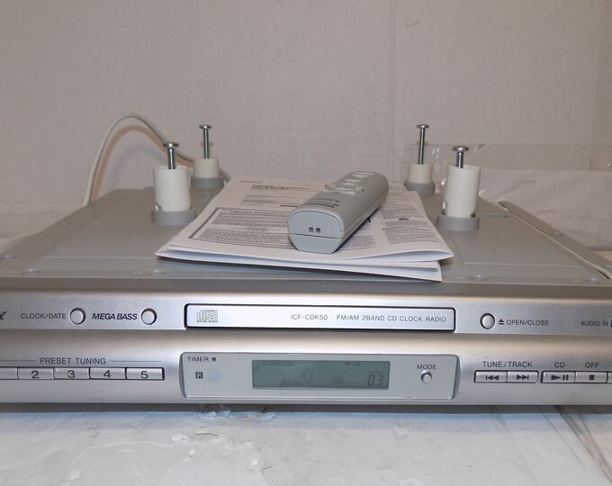 sony-icf-cdk50-am-fm-kitchen-clock-radio-with-cd-aux-in-remote