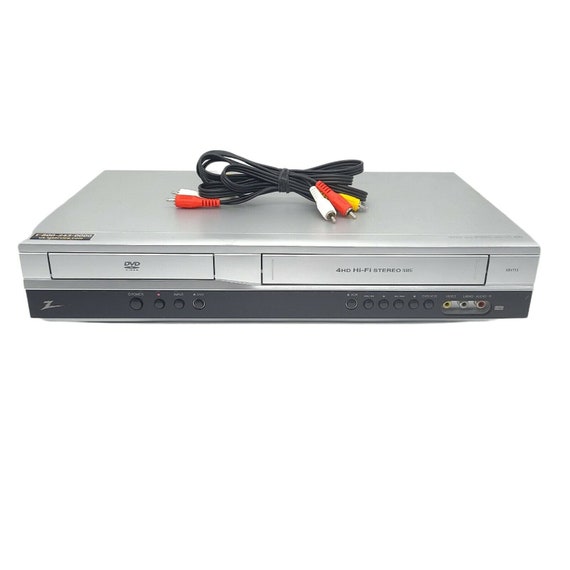 Zenith XBV713 DVD VCR Combo With Remote, A/V Cables & Hdmi Adapter