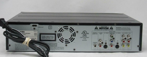 Toshiba Dvr620 Dvd Recorder Vcr Combo VHS to Dvd Dubbing HDMI With