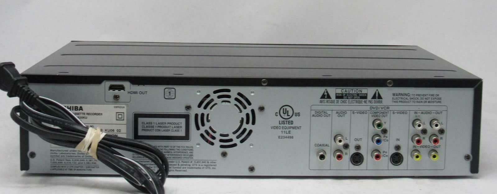 Toshiba Dvr620 Dvd Recorder Vcr Combo VHS to Dvd Dubbing VCR Etsy