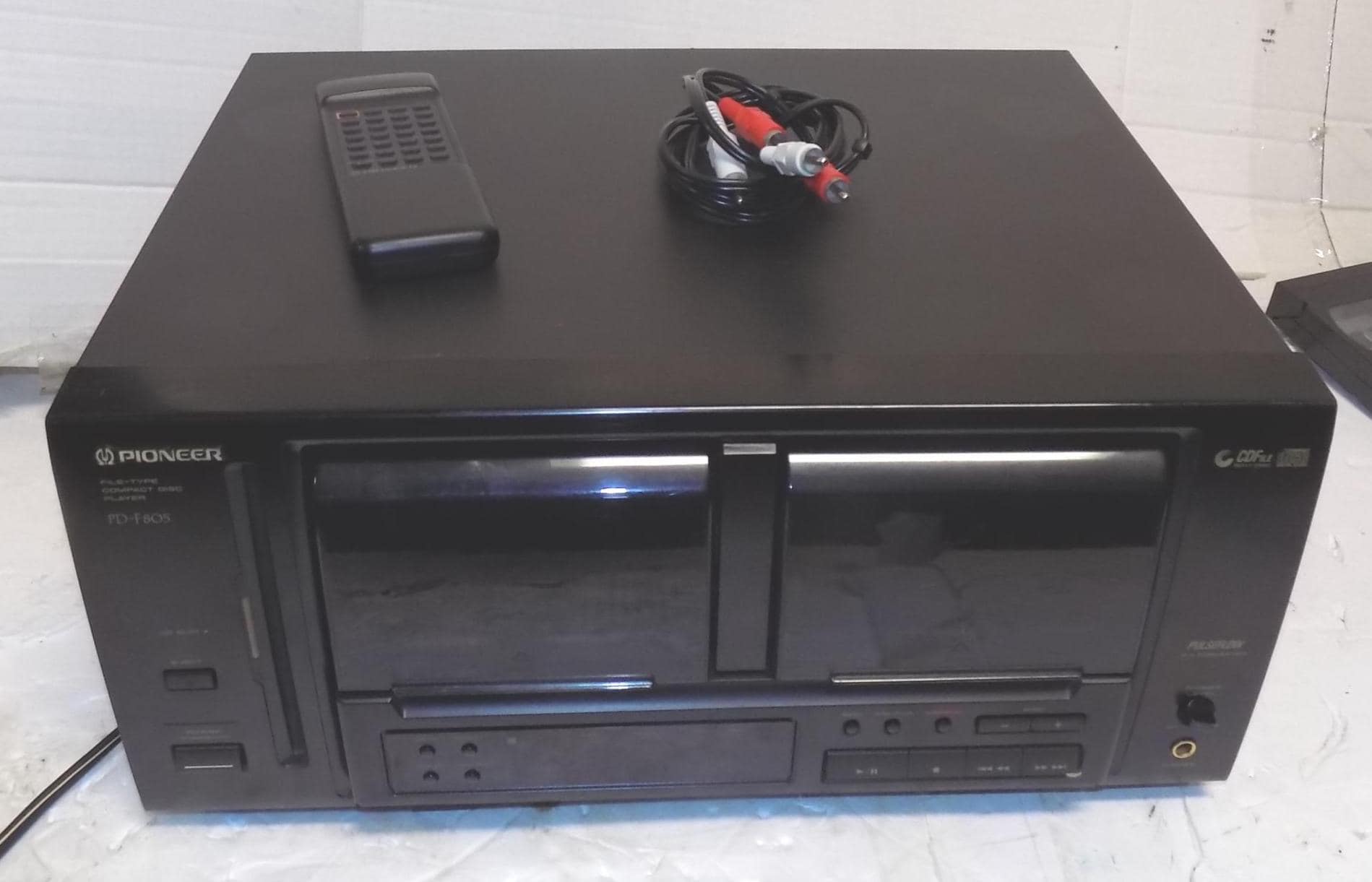 Pioneer PD-F805 50 Disc CD Player With Remote Control & Cables - Etsy