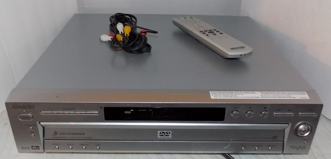 Sony Dvp-nc600 5 Disc CD DVD Player 5 Multi Disc Changer Silver W ...