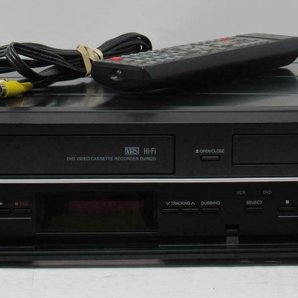 Toshiba Dvr620 Dvd Recorder Vcr Combo VHS to Dvd Dubbing VCR to DVD Copy with Remote & Cables
