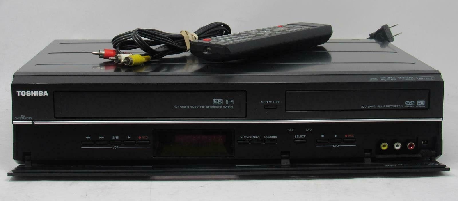 Toshiba Dvr620 Dvd Recorder Vcr Combo VHS to Dvd Dubbing VCR Etsy