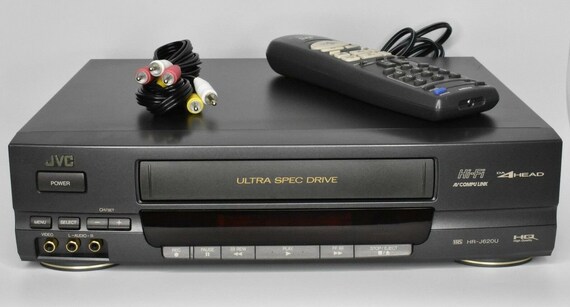 redden Voetganger jurk JVC Hr-j620u Stereo VHS VCR Vhs Player With Remote & Cables - Etsy
