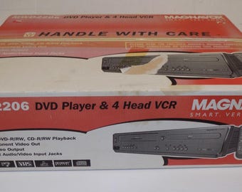 Zenith XBV713 DVD VCR Combo With Remote, A/V Cables & Hdmi Adapter