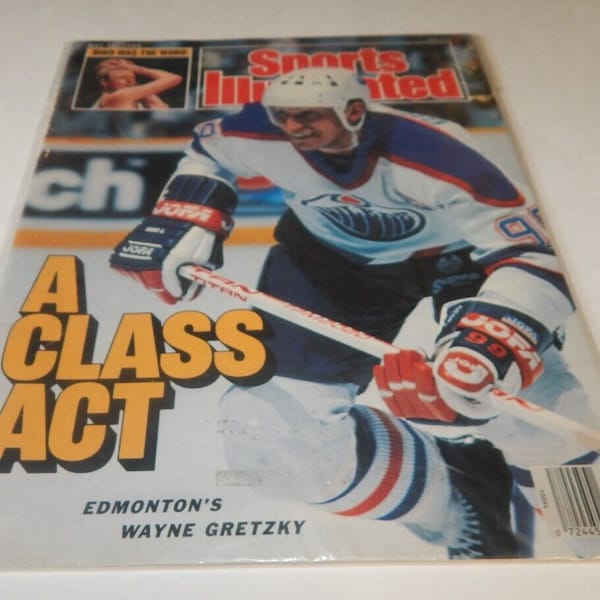 SPORTS ILLUSTRATED MAY 30 1988 Wayne Gretzky Edmonton Oilers A Class Act Cover
