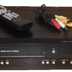 Sanyo FWZV475 DVD Recorder VCR Combo 1 Button Vhs to Dvd Dubbing with Remote