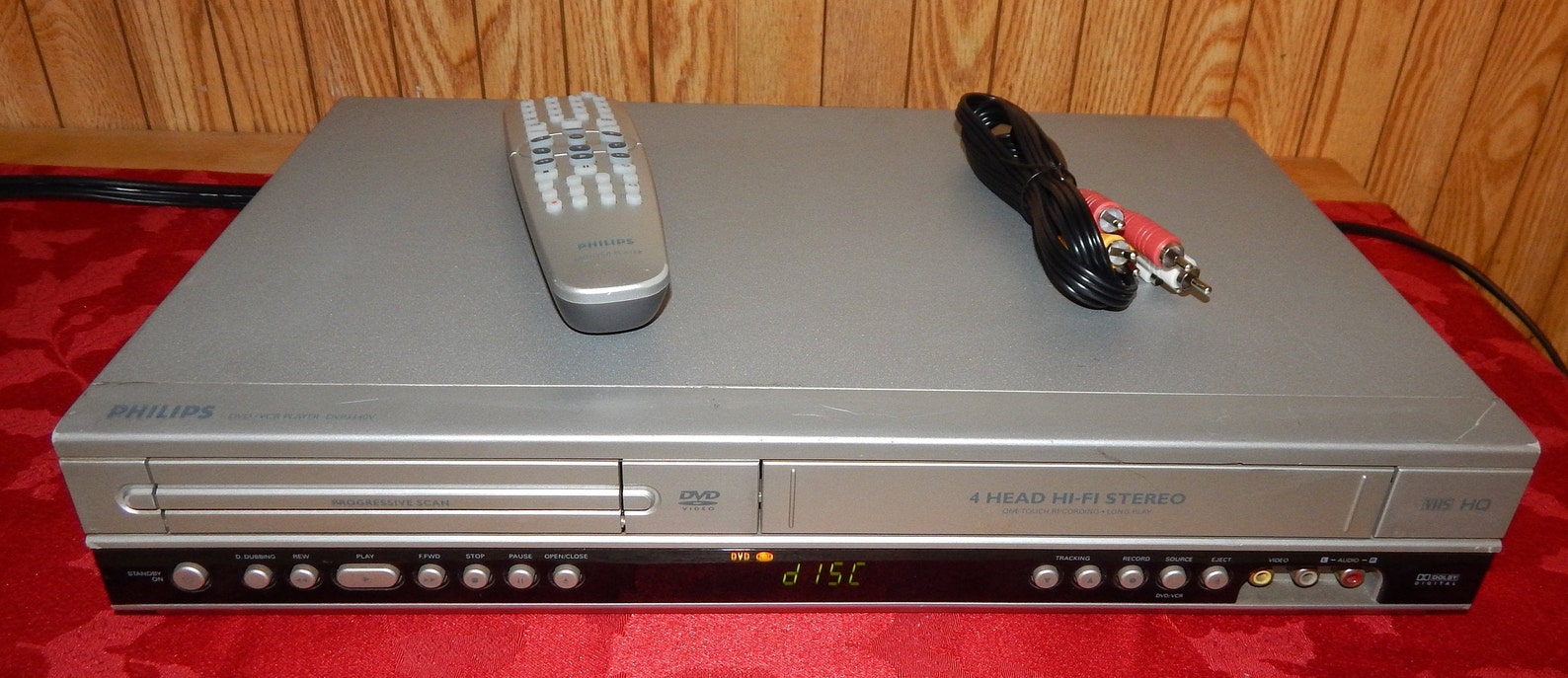 Philips Dvp3340 DVD VCR Combo DVD Player Vhs Player With Etsy