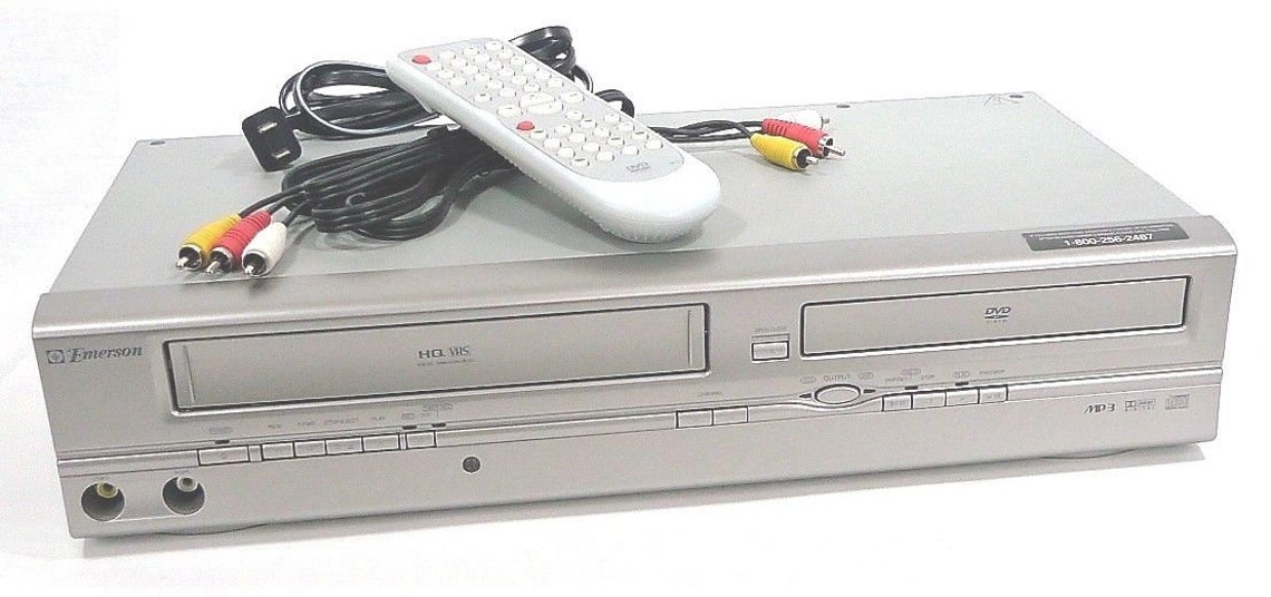 Emerson EWD2204 DVD VCR Combo Dvd Player Vhs Player Combo with Etsy