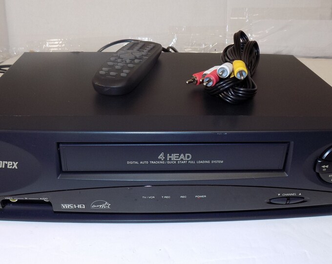 Memorex MVR2031 VHS VCR 4 Head Mono VCR W/ Remote and Cables Etsy
