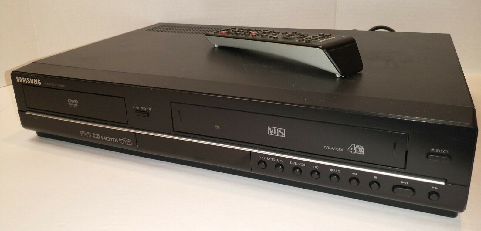 Samsung DVDV9650 HDMI DVD VCR Combo 4 Head HiFi Stereo VHS PlayerNo