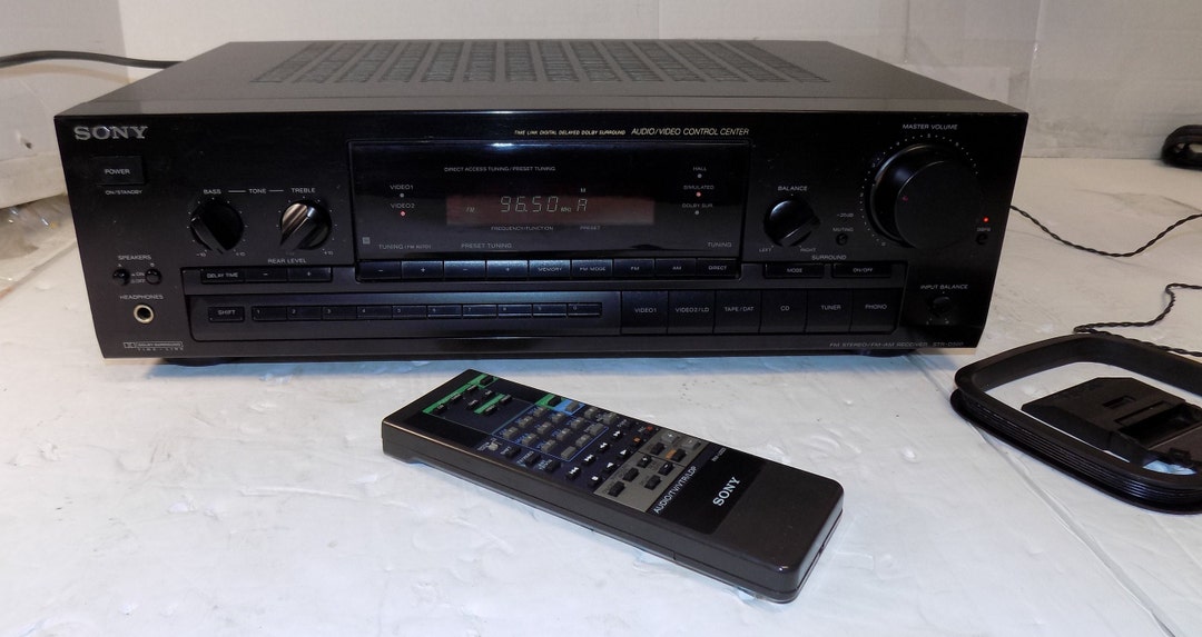 Sony STRD590 AM FM Stereo Receiver Control W/ Phono Input Etsy