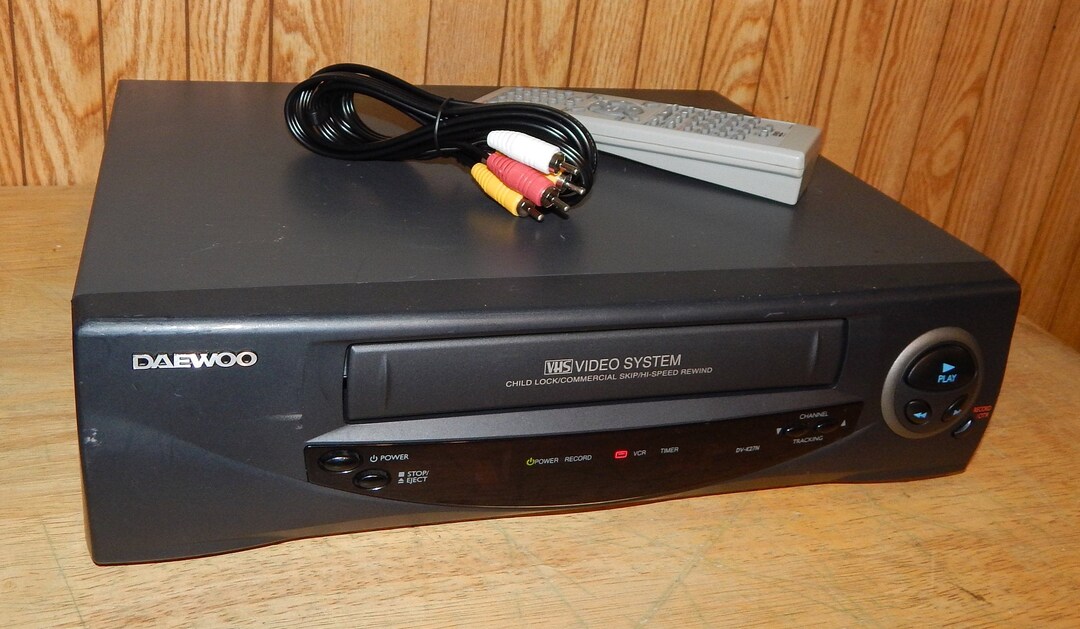 Daewoo Dvk27n VHS VCR Recorder Player VHS Player With Remote Etsy
