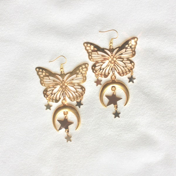 Summer Sisters Earrings in Gold