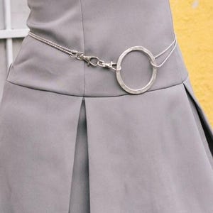 X-long Belt, Ring Belt, Fashion Belt, Silver Ring Belts