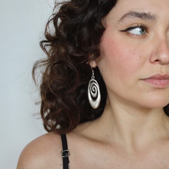 Y2k Earrings - Spiral Earrings, y2k Jewelry, Swirl Earrings