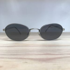Hobie Black and Silver Oval Sunglasses ONLY PAIR Hobie Mont Serrat Silver Polarized Vintage Oval  main image 3