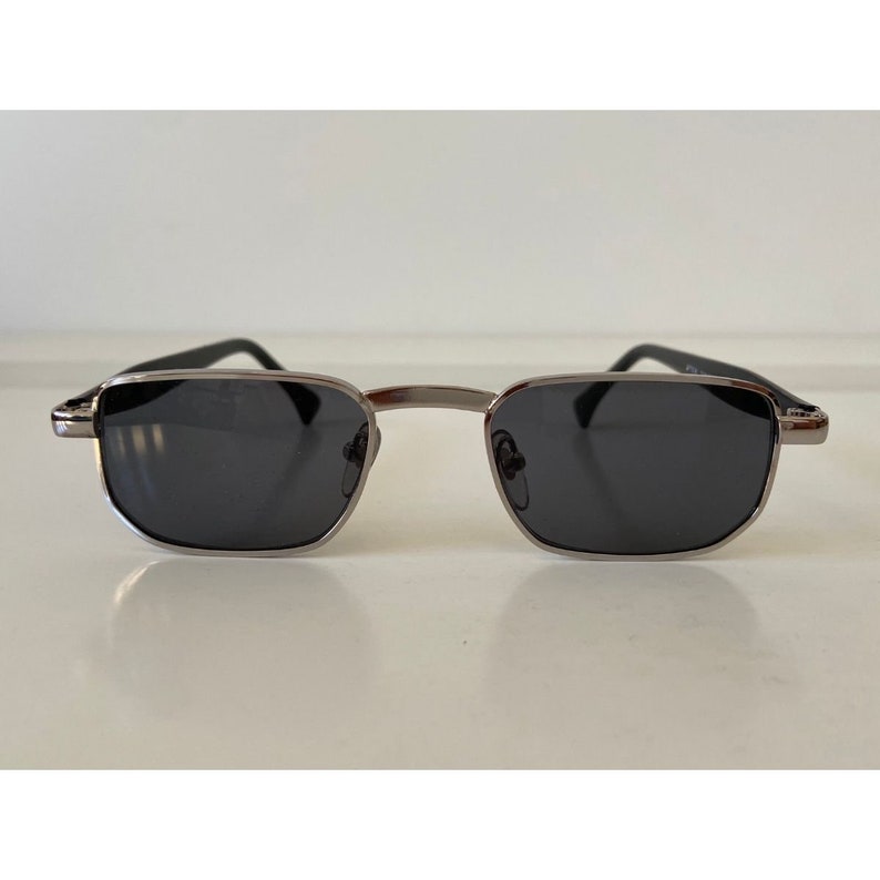 Classic rectangular rare vintage sunglasses image 8