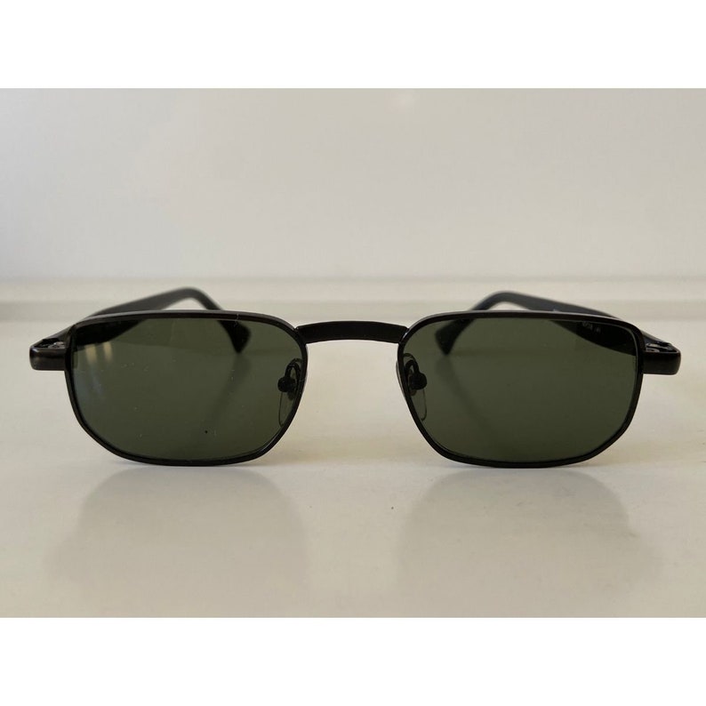 Classic rectangular rare vintage sunglasses image 6