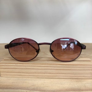 Oval color vintage sunglasses