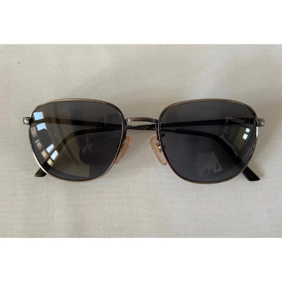 Rounded square larger vintage sunglasses - image 1