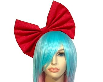 Large Hair Bow, Choose Color, Big Hair Bow, Cosplay Bow, Girls Hair Bow, Large Red Bow, Large Bows, Big Bows, Girls Bows, Cosplay Girl