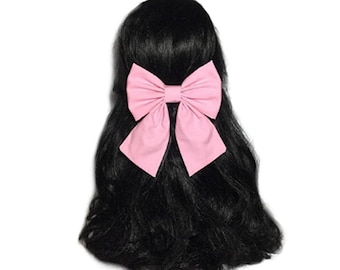 Pink Large Bows, Large Bows For Girls, Pink Hair Bow, Large Bows, Pink Big Bow, Baby Pink Hair Bow, Pink Girls Hair Bows, Girls Big Bows