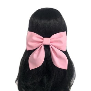 Pink Large Bows, Large Bows For Girls, Pink Hair Bow, Large Bows, Pink Big Bow, Baby Pink Hair Bow, Pink Girls Hair Bows, Girls Big Bows