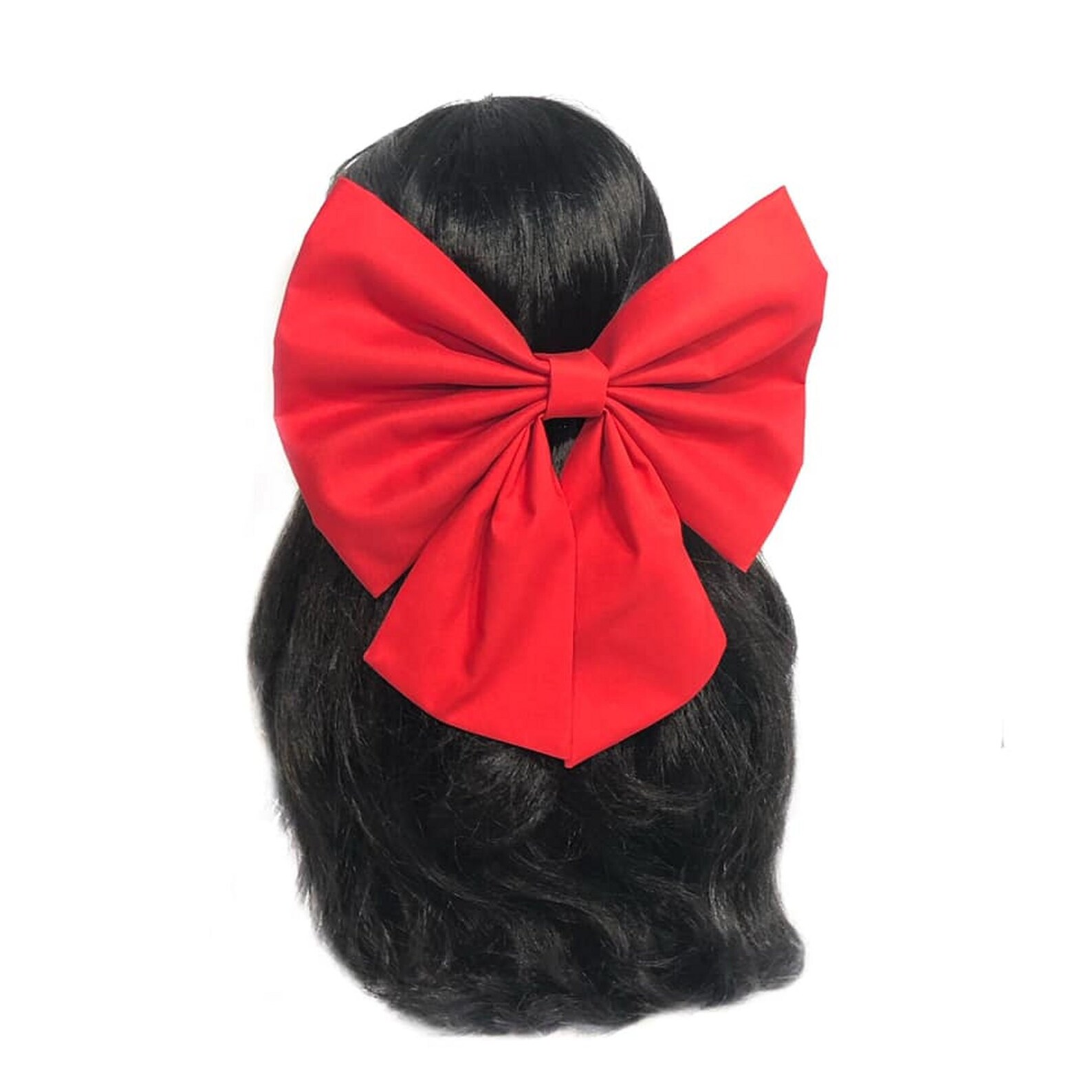 Red Large Cosplay Hair Bow For Women Oversize Hair Bow Etsy