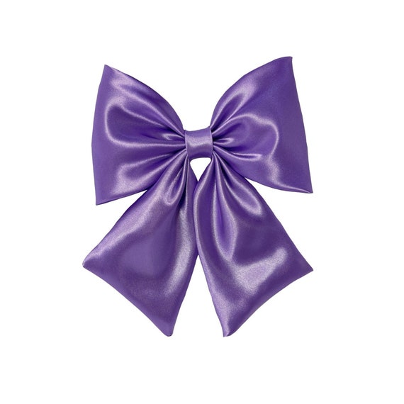 MINIATURE LILAC RIBBON BOWS WITH PEARLS - 1 INCH - 10 PIECE PACKAGE