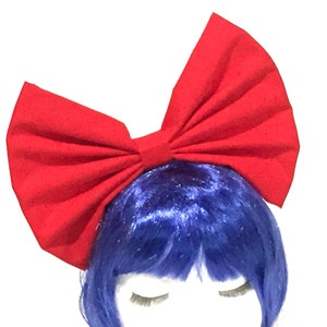 Large Hair Bow, Choose Color, Big Hair Bow, Cosplay Bow, Girls Hair Bow, Large Red Bow, Large Bows, Big Bows, Girls Bows, Cosplay Girl image 2