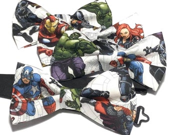 Bow Ties For Men, Superhero Bow Tie, Boys Bowties, Bow Ties For Boys, Groomsmen Bow Tie, Ring Bearer Bow Tie, Wedding Bow Ties, Kids Bow Tie