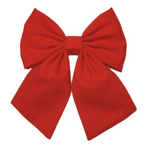 Red Hair Bows For Girls, Red Hair Bow, Red Hair Clip, Cosplay Hair Bows, Kawaii Hair Accessory, Cheer Bows, Dance Bows, Big Bows afbeelding 4