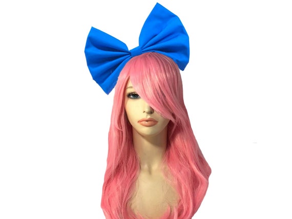 Large Blue Bow, Big Blue Bow Headband, Cosplay Headband  display picture 2