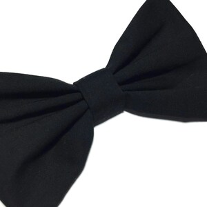 Black Hair Bow, Hair Bow For Girls, Black Bow, Black Hair Bow Clip, Hair Bows For Women, Cosplay Bow, Kawaii Bow Clip, Black Big Bow image 5