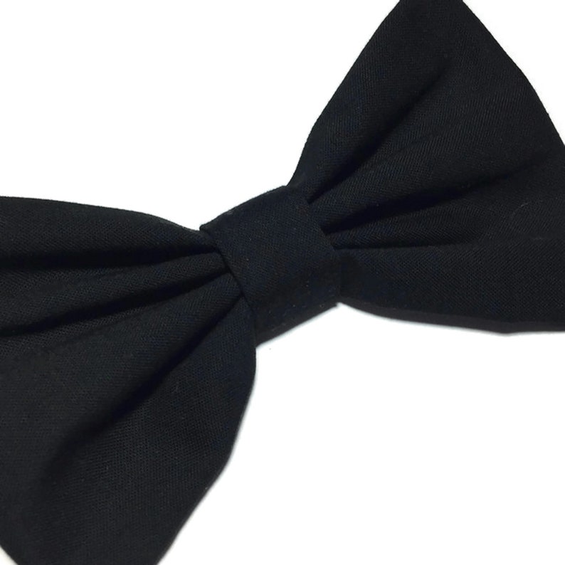 Black Hair Bow, Hair Bow For Girls, Black Bow, Black Hair Bow Clip, Hair Bows For Women, Cosplay Bow, Kawaii Bow Clip, Black Big Bow image 5