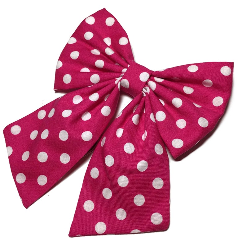 Minnie Mouse Hair Bow, Red Hair Bow, Polka Dots Bow, Hair Bows For Girls, Girls Hair Bows, Toddlers Hair Bows, Cheer Bows, Dance image 9