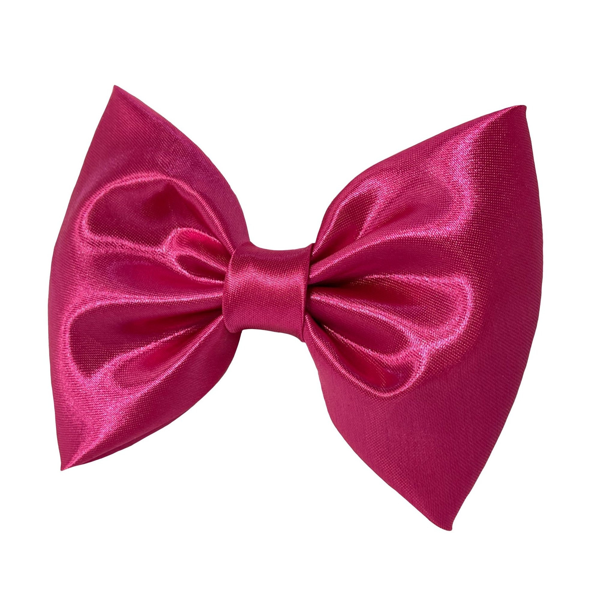 TitasHidingPlace Pink Hair Bow for Women, Large Pink Bow, Pink Bow for Girls, Big Bows, Pink Bow, Fabric Bows, Satin Pink Bows, Pink Barrette Bow, Hair Bows