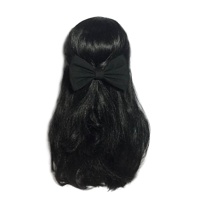 Black Hair Bow, Hair Bow For Girls, Black Bow, Black Hair Bow Clip, Hair Bows For Women, Cosplay Bow, Kawaii Bow Clip, Black Big Bow image 2
