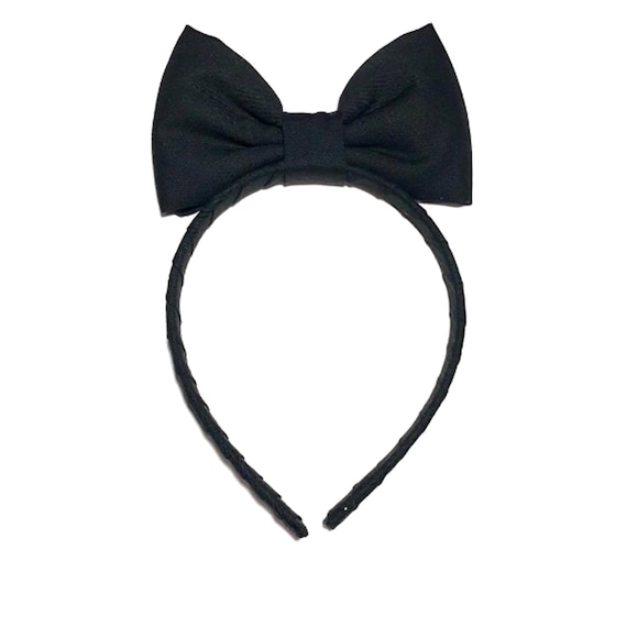 Black Headband Bow Alice in Wonderland Cosplay Bow Alice Hair