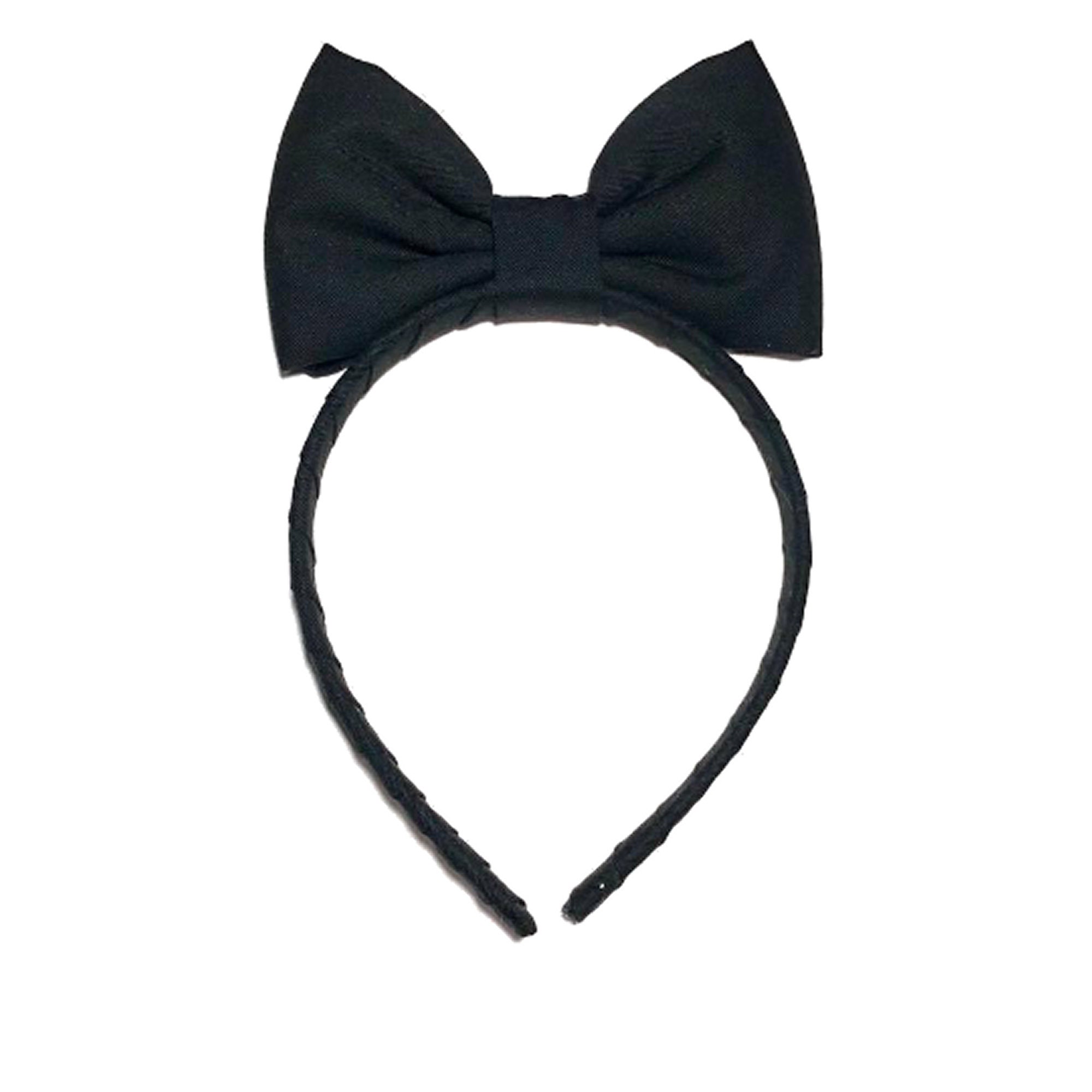 Handmade Alice in Wonderland Headband with Swarovski Crystals, Black Velvet CRYSTAL ALICE HEADBAND | Bella Bridesmaids main image 4