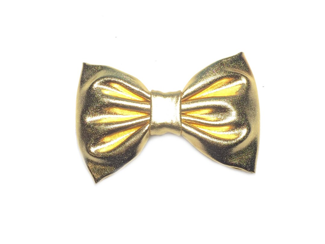 Girls Gold Hair Clip Gold Bow for Hair Baby Gold Bow Hair Etsy